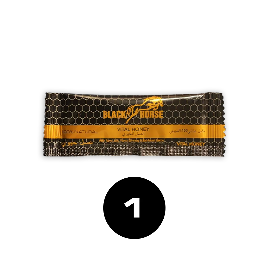 1 Stick Black Horse Honey – Miel aphrodisiaque homme original