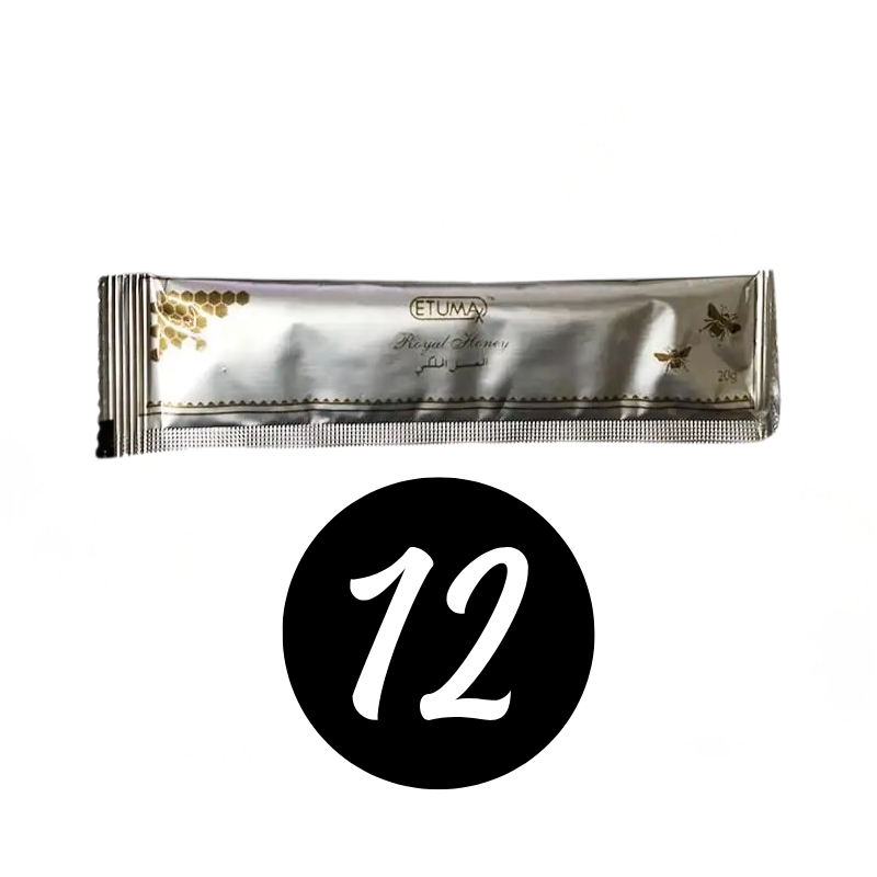 Etumax Homme Royal Honey 12 sticks boîte complète miel aphrodisiaque premium