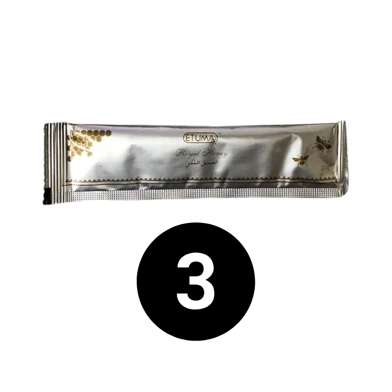 Etumax Homme Royal Honey 3 sticks miel aphrodisiaque premium