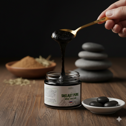 Shilajit Pure de l’Himalaya 30g – Résine Naturelle | Miel les zhommes