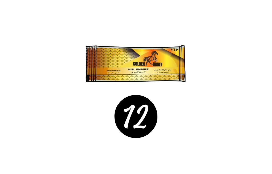 Golden Honey 12 sticks individuels 10 g