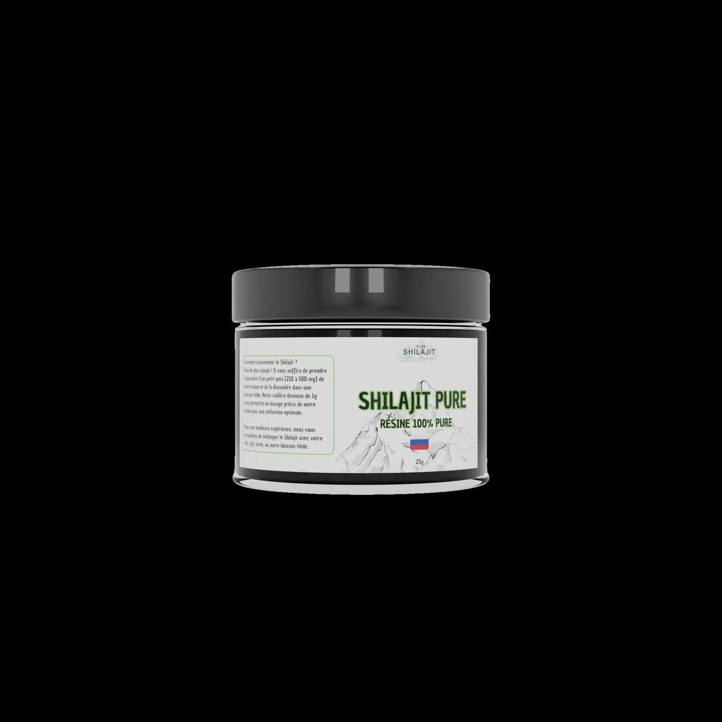Shilajit Pure de l’Himalaya 30g – Résine Naturelle | Miel les zhommes